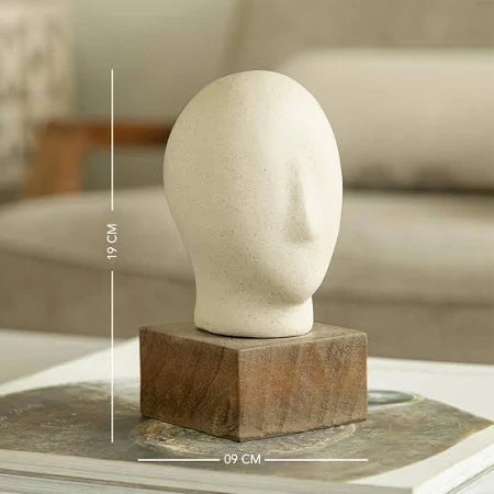 Ellementry Calm Face Ecomix Sculpture